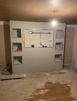 renovation creating tv backlight electrical services