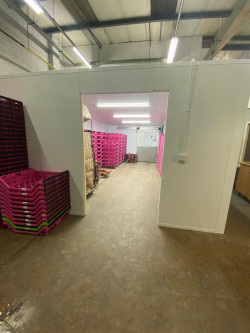 commercial factory pink baskets lighting