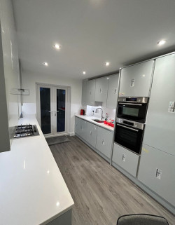 kitchen lighting fridge over sink