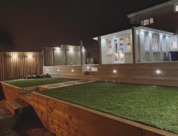 outdoor garden lighting decking