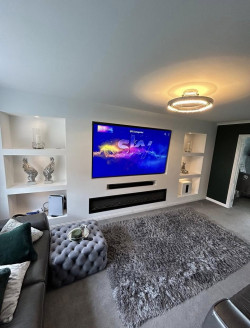 living room tv lighting