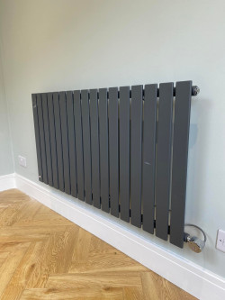 radiator black grey heating